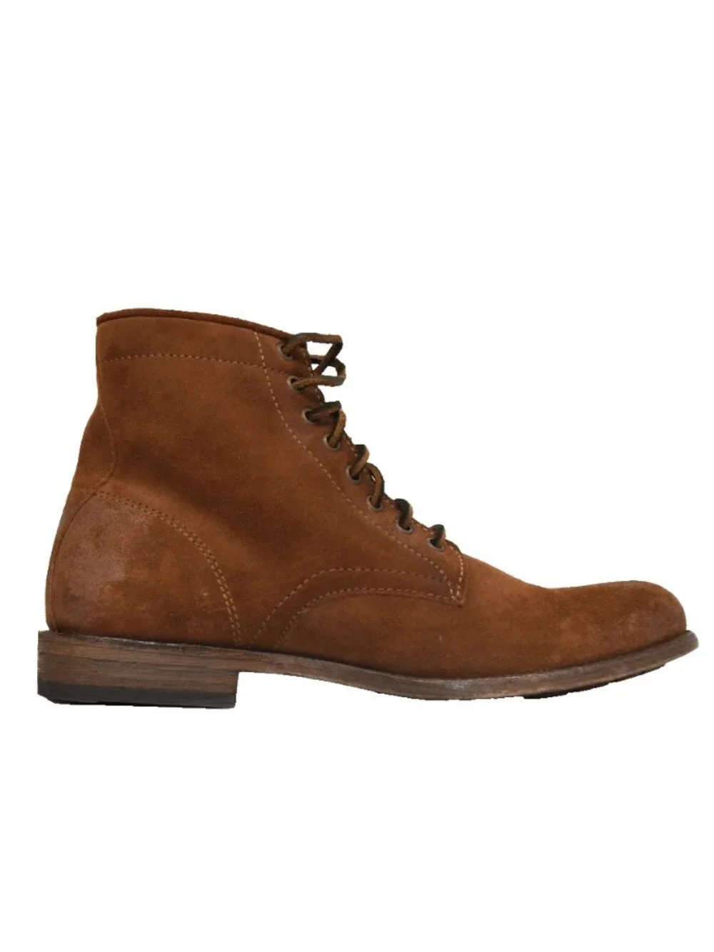 New! Frye Tyler Lace Up 81625 Mens Brown Suede Lace Up 10.5 Boot 3481625 DD558